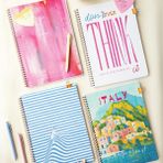 A4 Spiralli Karton Kapak 4'lü Set Kareli Okul Defteri 80 Yaprak - Ders Programlı Çok Renkli - Çok Renkli 2 - 21x29 cm - Spiralli Esnek Karton Kapak
