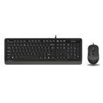 A4-Tech F1010 Gri USB Klavye Mouse Set - (F1010-G)