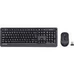 A4 Tech FG1010 F Türkçe Kablosuz (F Klavye) Gri 2000DPI Klavye+ Mouse