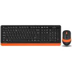 A4 Tech FG1010 Kablosuz Q Klavye-Mouse Siyah-