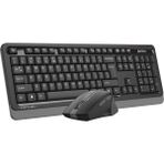 A4 Tech FG1035 Kablosuz Standart Siyah/gri Q Klavye Mouse - Renkli