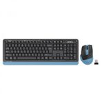 A4-Tech FG1035 Mavi USB Kablosuz Q Klavye ve Mouse Seti
