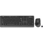 A4 Tech FG1035 Q Türkçe Kablosuz Gri 2000DPI Klavye+ Mouse