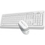 A4 Tech Kablosuz Beyaz Q Klavye Mouse Seti Ev Ofis Kullanımı İçin Standart Tasarım - Siyah