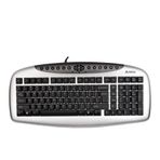 A4-Tech KB-21 Gümüş Siyah Q Türkçe Usb Kablolu Klavye