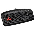 A4-Tech KB-28G Kablolu USB Q Siyah Oyuncu Klavye