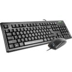 A4 Tech KM-72620D Türkçe USB Multimedya Siyah Q Klavye Mouse - Renkli