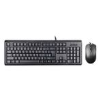 A4 Tech KR-9276 USB Q Trk Optic Mouse Suya Dayanıklı Siyah Multimedya Klavye - Mouse Set - Renkli