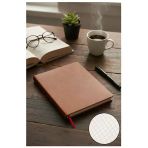 A4 Termo Deri Kapaklı Defter Kareli 160 Yaprak 1 Adet 21.29.7Cm Okul Defteri Kareli Defter Sert Kapaklı