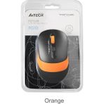 A4Tech A4 Tech Fg10 Turuncu Nano Kablosuz Optik 2000 Dpı Mouse - Siyah - Turuncu