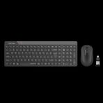 A4Tech A4 TECH FG2300 Q SILENT 2.4 GHZ AİR2 SİYAH KLAVYE+MOUSE - Renkli