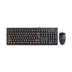 A4Tech A4 Tech KM-72620D Kablolu Q Klavye Mouse Set Ev - Ofis Kullanımı İçin Siyah Renkli