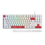 A4TECH BLOODY S310N FIRE WHITE TKL RED SWITCH MEKANİK GAMING KLAVYE-WHITE