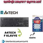 A4TECH F Klavye - Katiplik Sınavı F Klavye Seti
