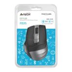 A4tech Fb35 Siyah-Gri Bluetooth+2.4G Nano Kablosuz Optik 2000 Dpi Mouse