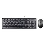 A4TECH KR-9276 Kablolu USB Q Trk Siyah Klavye - Mouse Set - Çok Renkli