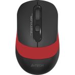 A4Tech Nano Optik 2000 Dpi Kablosuz Mouse Kırmızı FG10 - Siyah