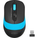 A4Tech Nano Optik 2000 Dpi Kablosuz Mouse Mavi FG10 - Siyah