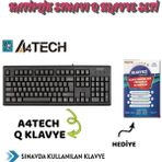 A4TECH Q Klavye - Katiplik Sınavı Q Klavye Seti