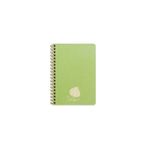 A5 80 Yaprak Çizgisiz Karton Kapak Telli Defter Linden Ivory Renk Kağıt