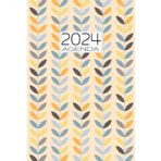 a5 Agenda 2024: español 365 dias- con Horas 07:00 a 20:00 12 meses enero a diciembre 2024 ,una día por página .