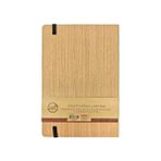A5 Ahşap Kağıt Kaplı Defter - -- - Option-1