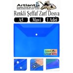 A5 Çıtçıtlı Dosya Şeffaf Renkli Zarf Dosya 1 Adet 17X22 Cm Çıt Çıtlı Dosya Su Geçirmez 50 Yaprak Kapasiteli