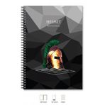 A5 Defter Çizgili 200 syf Kask Polygonal