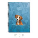 A5 Defter Kareli 200 syf Köpek Polygonal