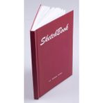A5 Eskiz Defteri Sert Kapak Ciltli 120 Gr. 50 Yaprak (100 Sayfa) 14,8 x 21 cm Sketchbook - Bordo - A5 ( 14,8 X 21 cm)