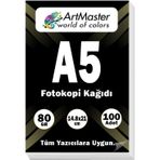 A5 Fotokopi Kağıdı 100 Adet 80 Gr 14,8 X 21Cm Artmaster A5 Boy Fotokopi Kağıdı Yazıcı Kağıdı 100 Lü