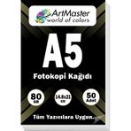 A5 Fotokopi Kağıdı 50 Adet 80 Gr 14,8 X 21Cm Artmaster A5 Boy Fotokopi Kağıdı Yazıcı Kağıdı 50 Li