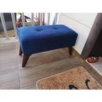 A5 HOME Dikdörtgen Lacivert Puf Koltuk 60x30 Uzanma Koltuğu Makyaj Koltuğu