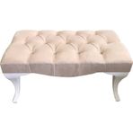 A5 HOME Kapitone Krem Bench Puf Makyaj koltuğu uzanma koltuğu