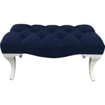 A5 Home Kapitone Lacivert Bench Puf Makyaj Koltuğu Uzanma Koltuğu