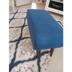 A5 HOME Sandal Puf Koltuk Uzanma Koltuğu Makyaj Koltuğu Lacivert