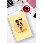 A5 Karton Kapak Spiralli Çizgili Defter/ 96 Sayfa/tematik Seri No: 6“özgür” Royalty