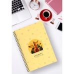 A5 Karton Kapak Spiralli Çizgisiz Defter/ 96 Sayfa/tematik Seri No: 5 “asalet” Royalty