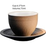 A5 Mavi ve Beyaz Çiçek Çay Fincan Tabağı ile Porselen Çay Kase Jingdezhen Seramik Kung Fu Çay Fincanı Kahve Bira Şarap Kupası (Yurt Dışından) - 1 Adet - Renkli - 1 lt