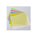 A5 Şeffaf Fermuarlı Dosya 5 Renk 1 Paket PvC Fermuarlı Evrak Dosyası 18x25cm Çıtçıtlı Belge Evrak Dosyası Ofis Büro Okul