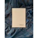 A5 Sert Kapaklı Beyaz Kareli Defter (Kırık Beyaz)
