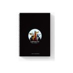 A5 Spiralli Karton Kapak Ikili Royalty Loyalty Temalı Defter Seti Kareli Perforajlı Çek Kopart Sayfa 90 Gr. Kentsoylu - -- - Option-1
