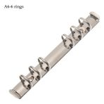 A6-6 Halkalar A4/a5/a6/a7 Metal Spiral Halka Bağlayıcı Klip Dıy Doldurulabilir Dizüstü Bağlama Çember Gevşek Yaprak Dosya Klasörü Öğrenci Not Defteri Aksesuarı (Yurt Dışından) - Renkli - Notebooks