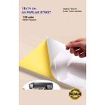 A6 Ebat 10CM x 14 cm 100 Adet Tonerli Yazıcılara Uygun Yapışkanlı Mat Kuşe Etiket