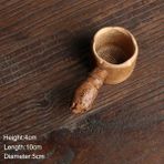A7 Stili Teaism Çay Masa Dekor Çay Dekoratif Çay Süzgeçleri Bambu Rattan Kabak Şekilli Çay Yaprakları Huni Töreni Aksesuarları (Yurt Dışından) - Renkli - çay seti