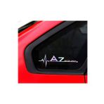A7 Yan Cam Sticker Oto Kapı 20 Cm X 7 Cm Hologram c7