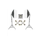 AA Plus 4 Duylu Softbox + 200 Cm Işık Ayağı Lambasız (2 Adet) Beyaz