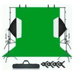 AA Plus Chromakey Green Screen Greenbox Yeşil Fon Perde Çekim Seti(2x3m)
