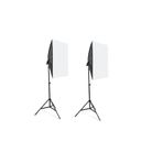 AA Plus Ikili Softbox Seti (50X70) Cm Lambasız Beyaz