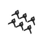 AA Plus Kopya-6 Adet Fon Mandalı Clamp Mengene Kıskaç 4.5 Inç=11.5 Cm Siyah